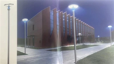 Aluminum Galvanized Garden Light